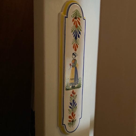 Henriot Quimper door push plate - Picture 4 of 4